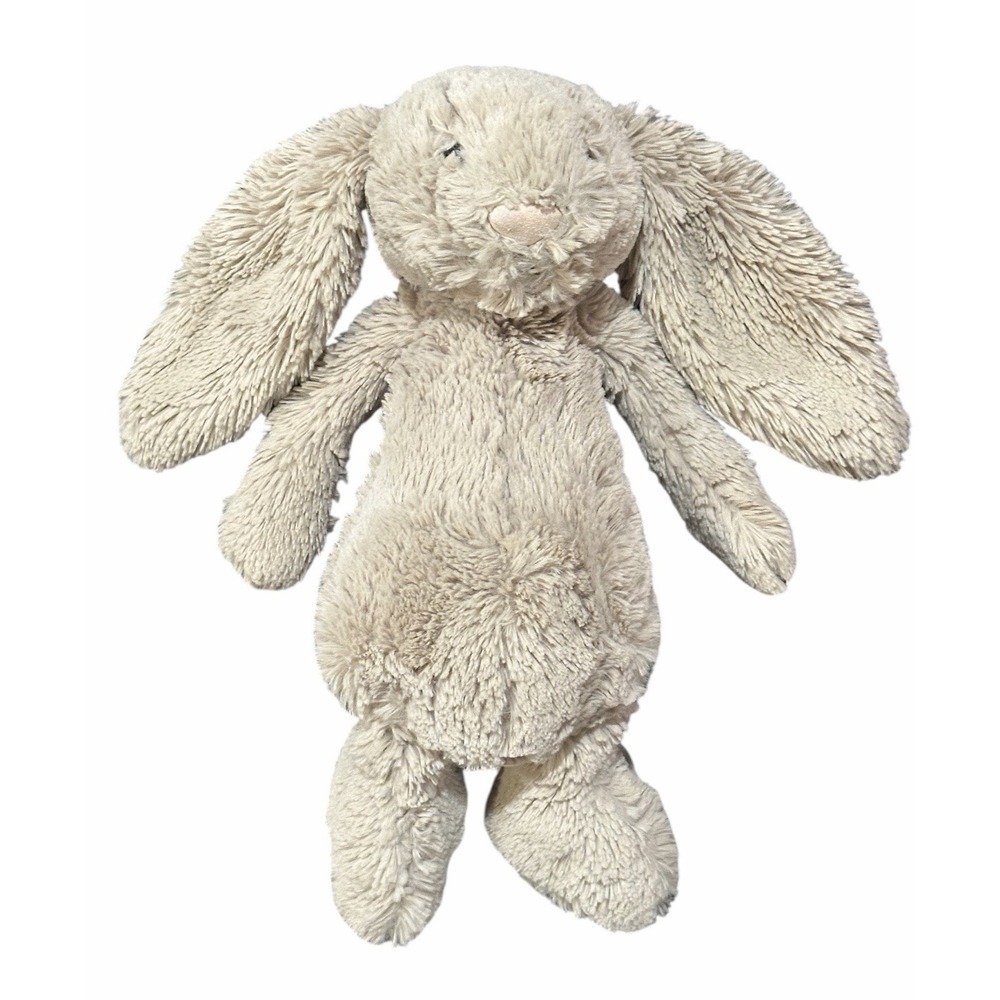 Jellycat Bashful Bunny Beige Soft Plush Stuffed Animal